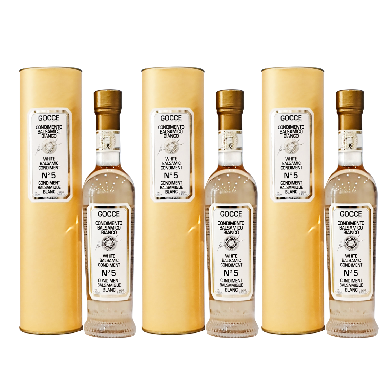 GOCCE 고쎄 콘디멘토 화이트 발사믹식초 5년산, 250ml, 3개 144,000원