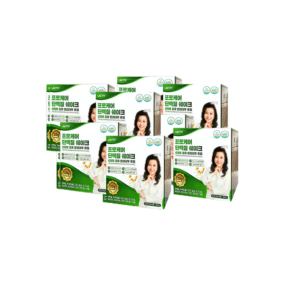 락티브 프로케어 단백질 쉐이크 산양유 초유 분리대두 유청 169,000원
