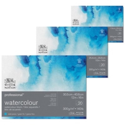 윈저앤뉴튼 전문가용 수채화 스케치북 300g 20매 황목 중목 세목 /옵션선택 59,700원