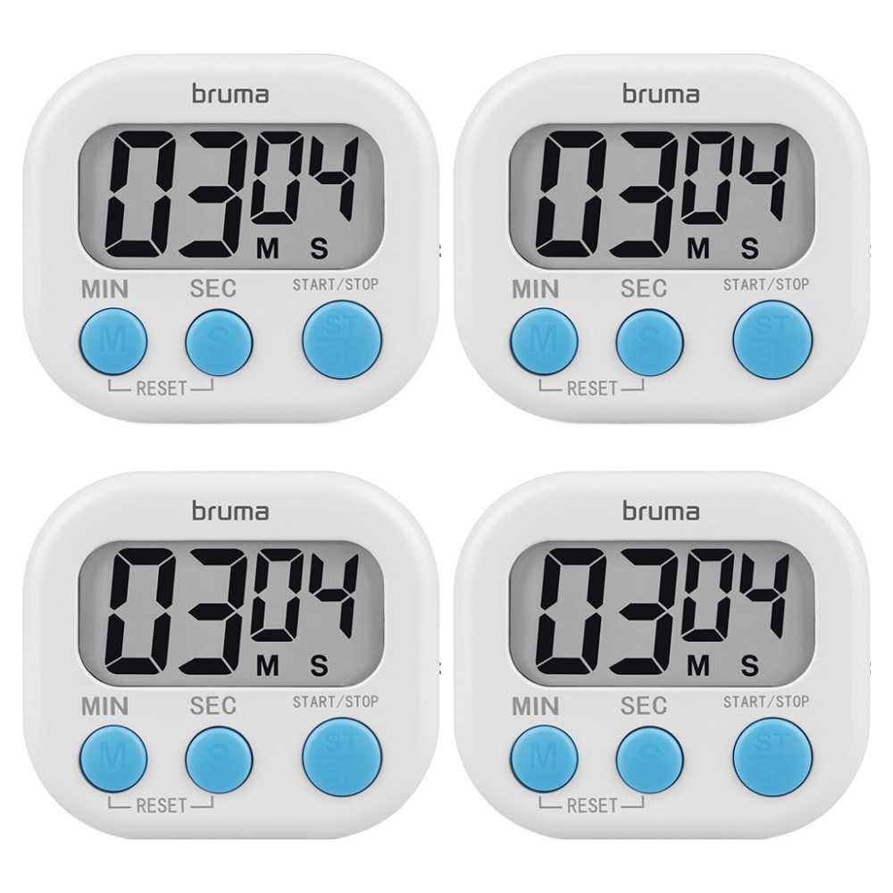 브루마 디지털 주방 타이머 BT-118, 4개, 화이트, 현재가 8,810원