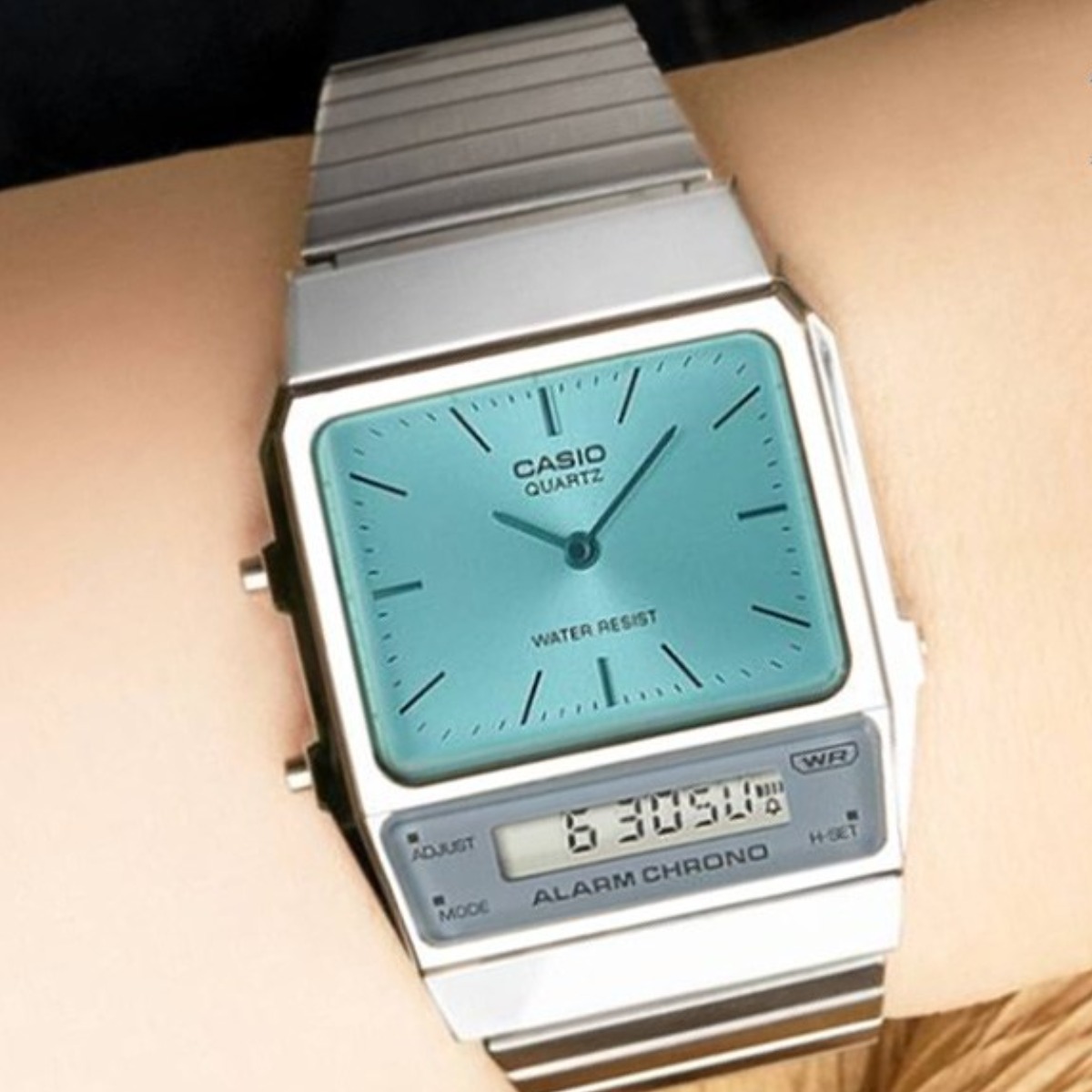카시오 사각 스퀘어 빈티지 레트로 메탈시계 AQ-230 AQ-800 남녀 커플 학생 공용 메탈 전자시계 지코스모 공식수입 82,400원