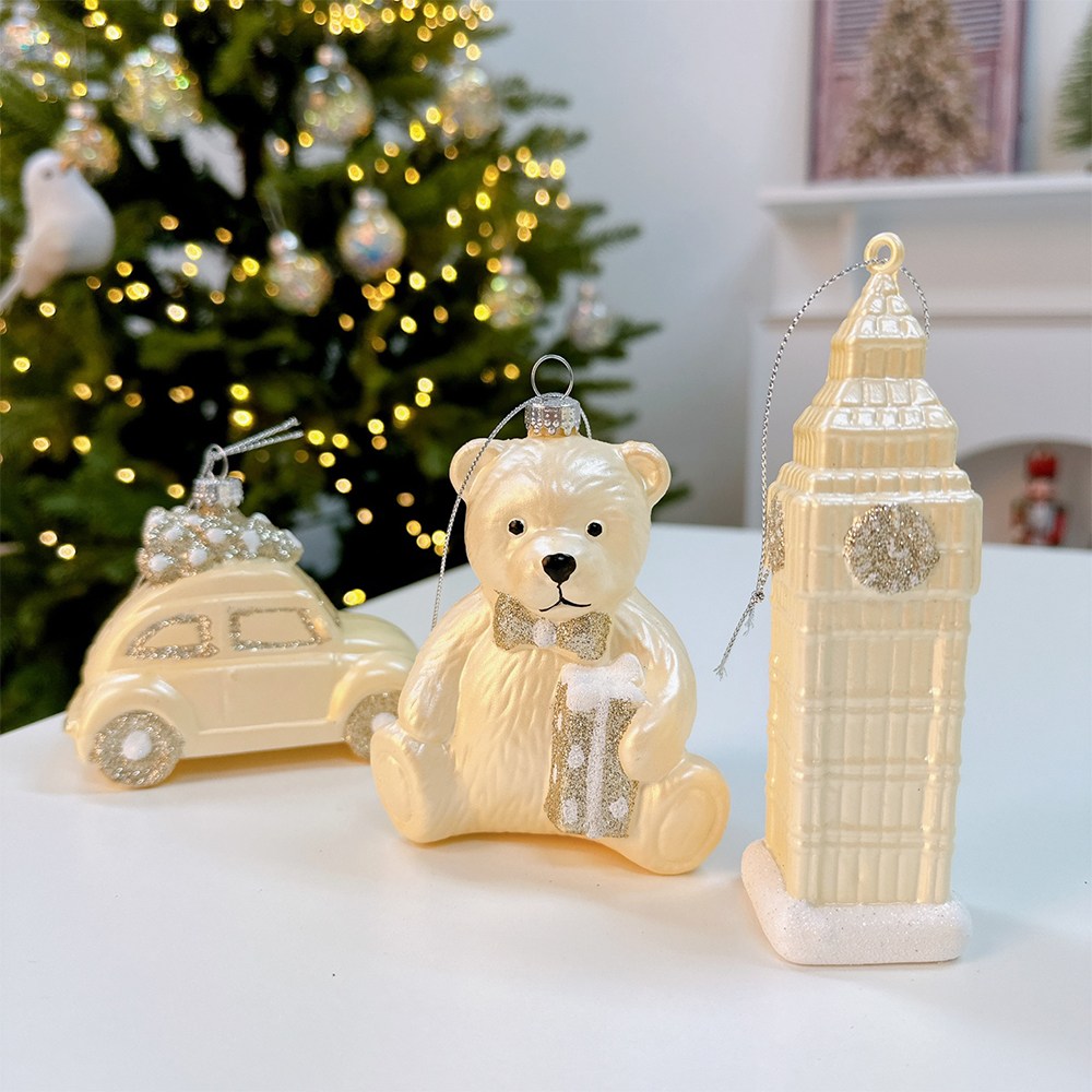 [해피인어스] 바닐라 색상 오너먼트 크리스마스 장식 33,900원