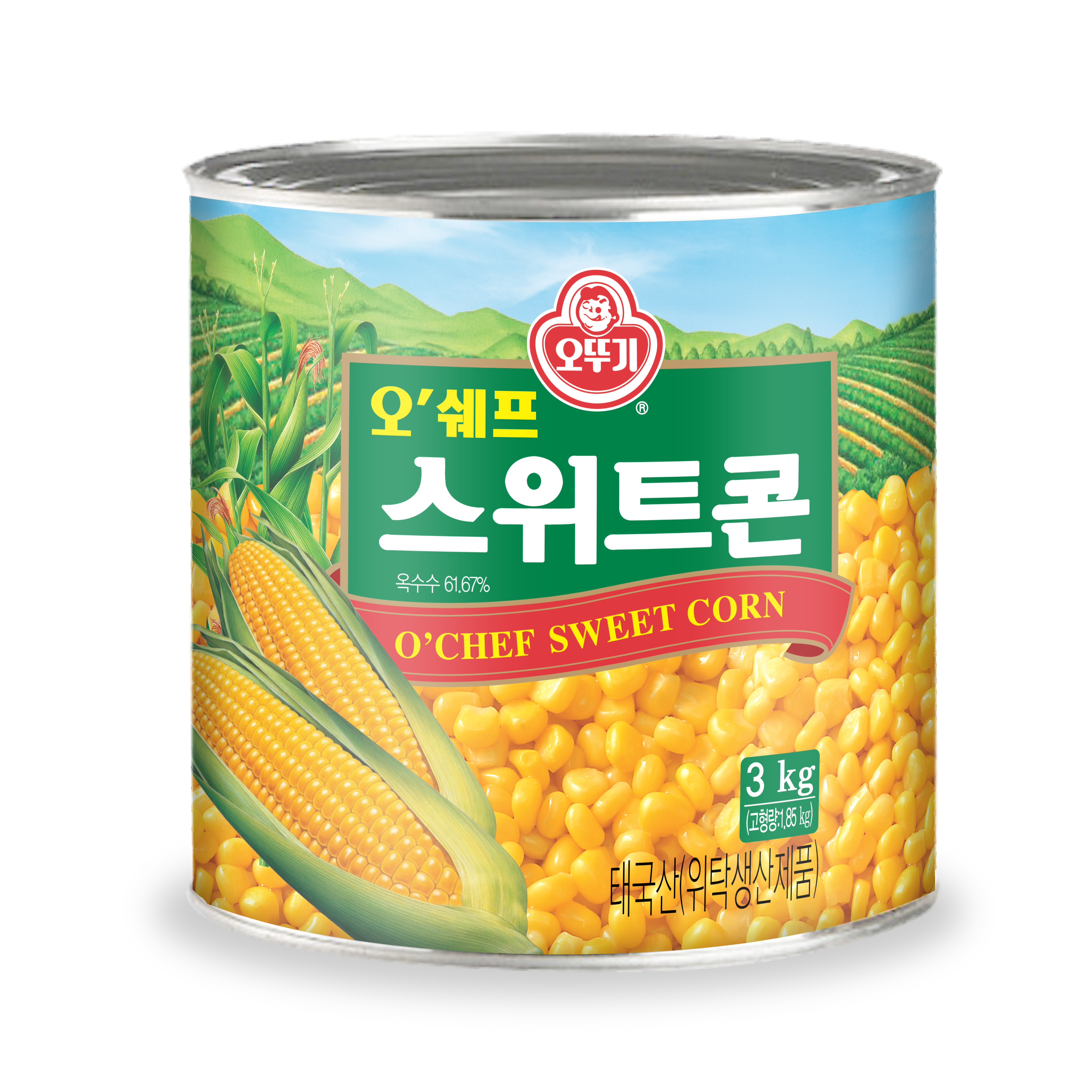 오뚜기 스위트콘 3kg 6,500원