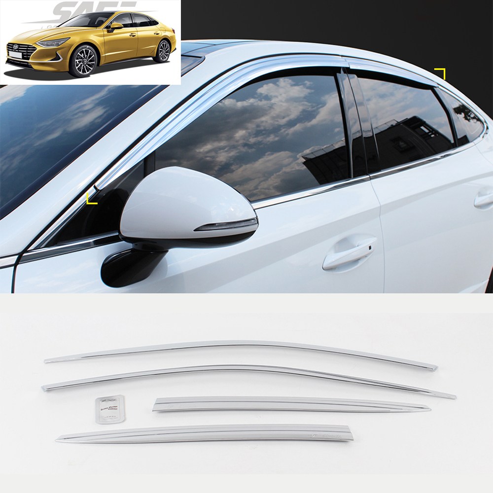 가현유통 DN8소나타 신형헬로쏘나타 크롬윈도우썬바이져 47,800원