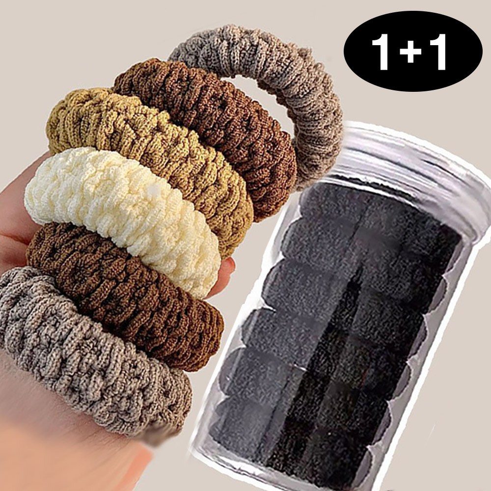 은꽃밴드 1통+1통 [12개] 여성 짱짱한 뚱뚱이 머리끈 7,490원