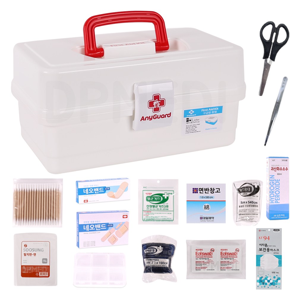 애니가드 구급함 중형 14종세트 구급상자 16,500원