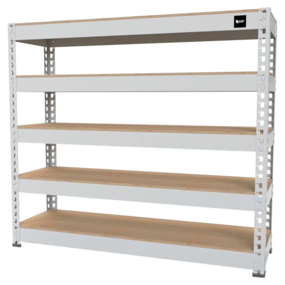 울트라랙 5단 아이보리 일체형 기둥 철제선반 무볼트 조립식 앵글 선반 가구 베란다 펜트리 선반장 가정용 창고용 수납 및 다용도 263,050원