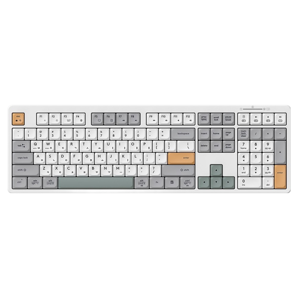 프리플로우 멀티페어링 저소음 유무선 블루투스 펜타그래프 키보드, 메카닉, Archon AK39, 제조사축 39,900원