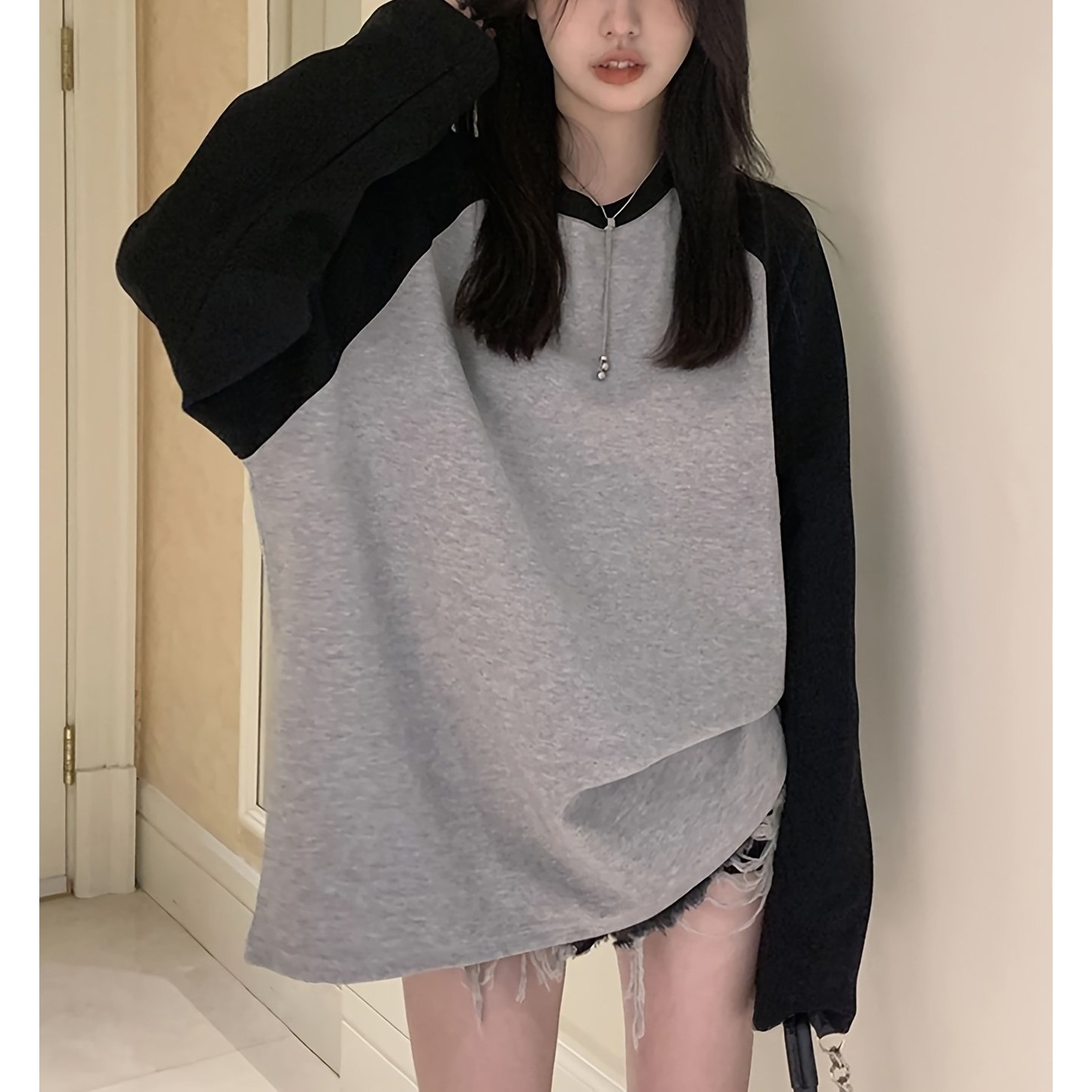 파스치노 나그랑 루즈핏 데일리 여성 긴팔티 19,900원