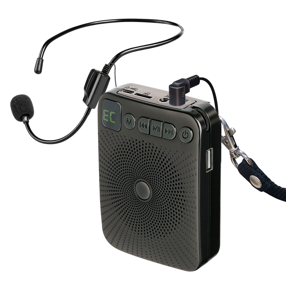 코시 블루투스 엠프 가이드 마이크 강의용 휴대용 확성기, 블랙, AM2184MKBT, 1개 24,510원