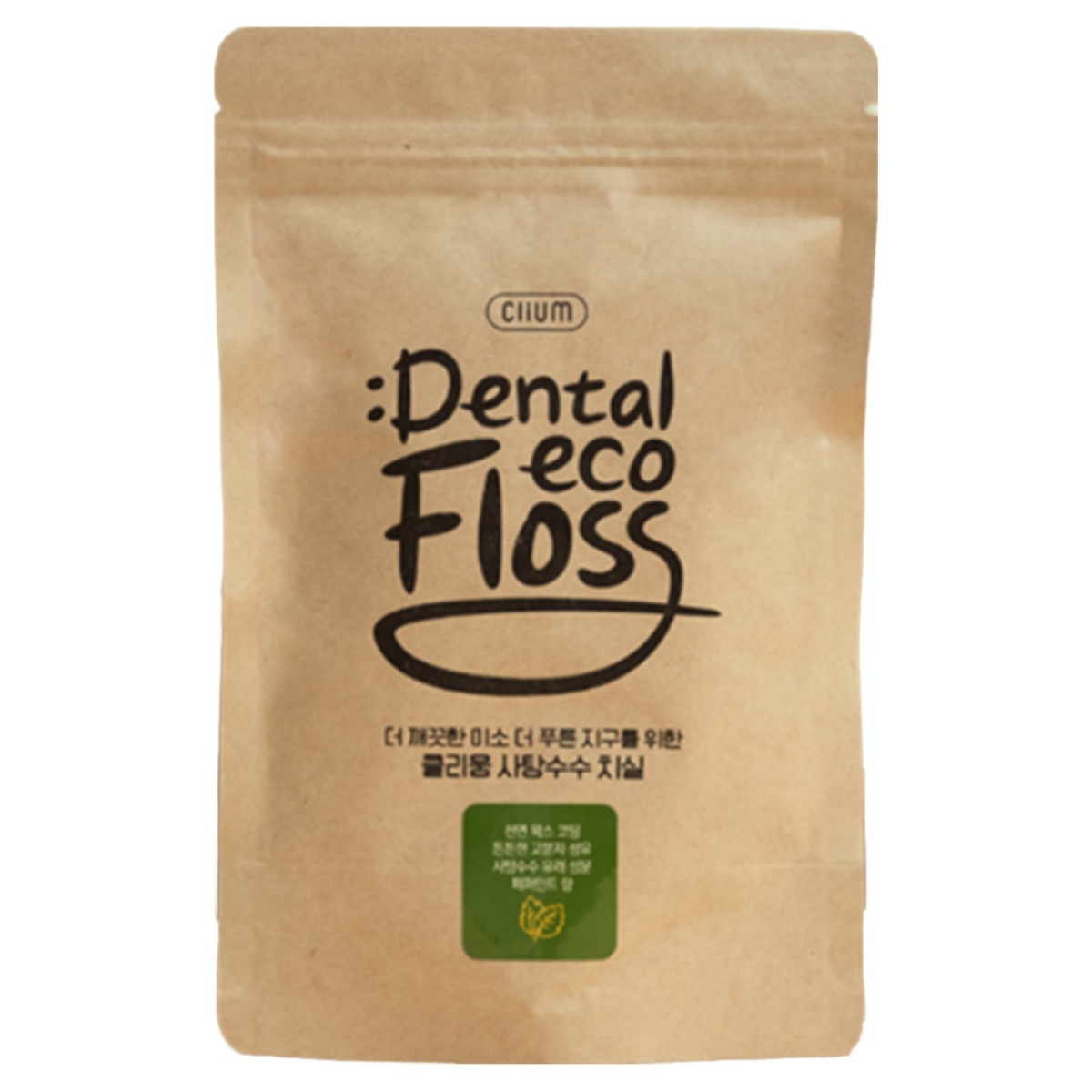 클리움 사탕수수 일회용 치실 400D 민트향, 80개입, 2개 14,800원