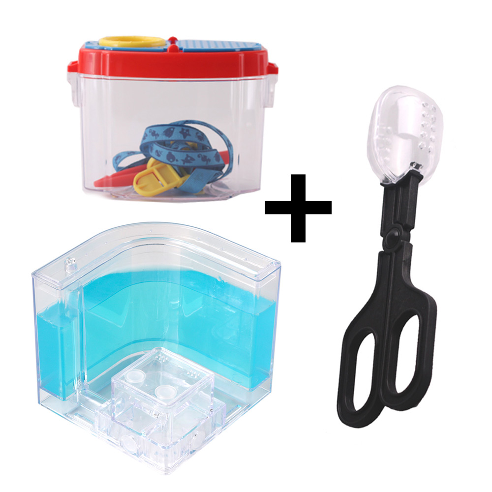 개미키우기 3종 풀세트 곤충채집통 개미하우스 곤충채집게 여왕개미 앤트사육장, 1개, 혼합 12,800원