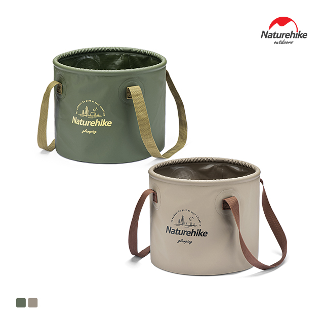 네이처하이크 캠핑 설거지통 10L 20L 캠프 바스켓 방수 식기 바구니, 색상:베이지 13,000원