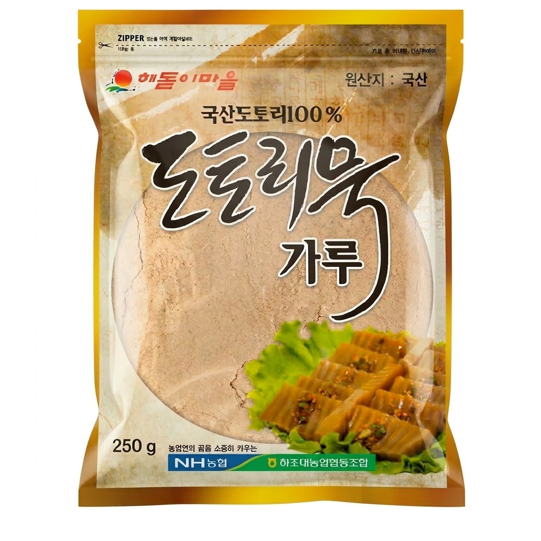 [강원도양양농협] 도토리묵가루 [설악산 자락의 해풍 맞은 청정도토리] - 하조대농협, 1개, 250g 16,300원
