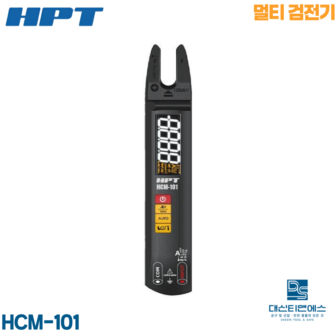 HPT 클램프 테스터기 클램프미터 비접촉 검전기 전류측정기 HCM-101 49,220원