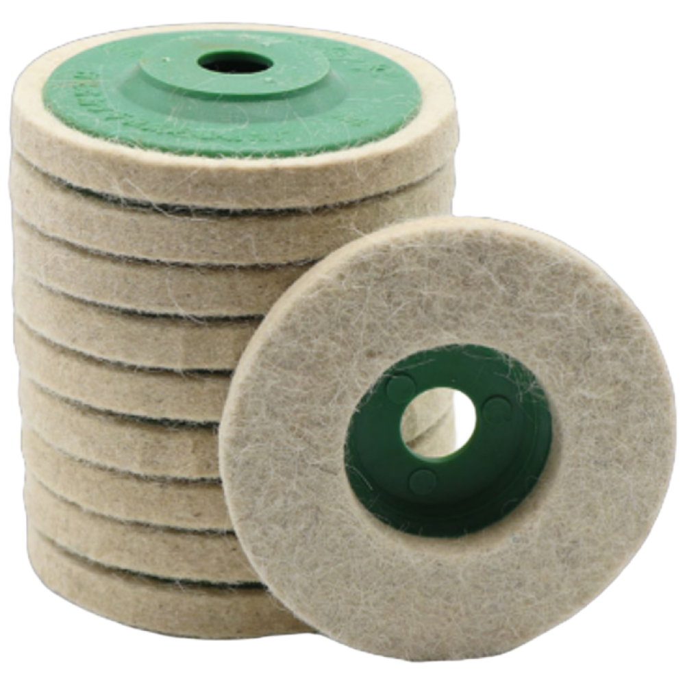 HBN 4인치 그라인더 양모 빠우 광택패드 버핑디스크 10개 세트 9,580원