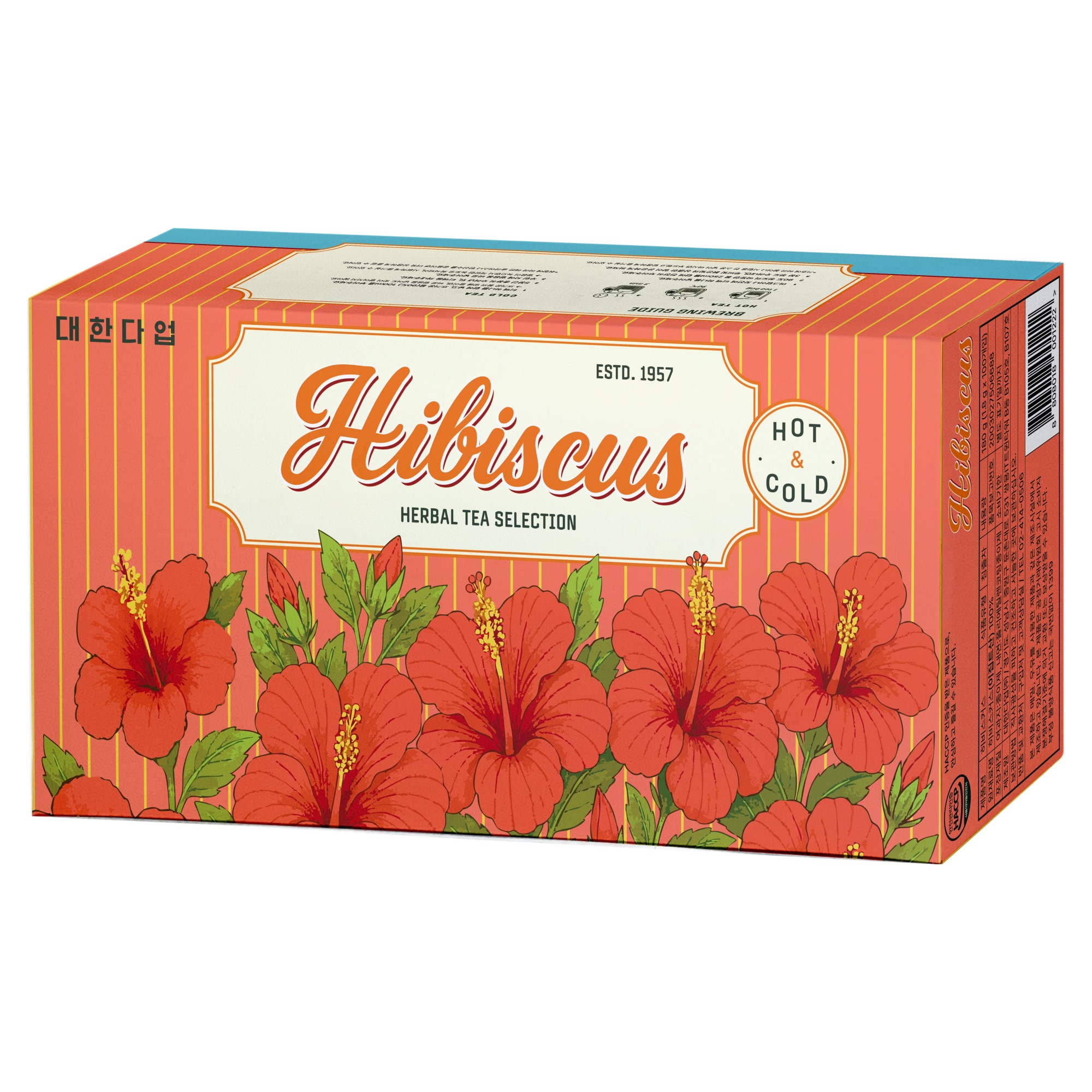 대한다업 히비스커스차, 1.8g, 1개, 100개입 10,890원