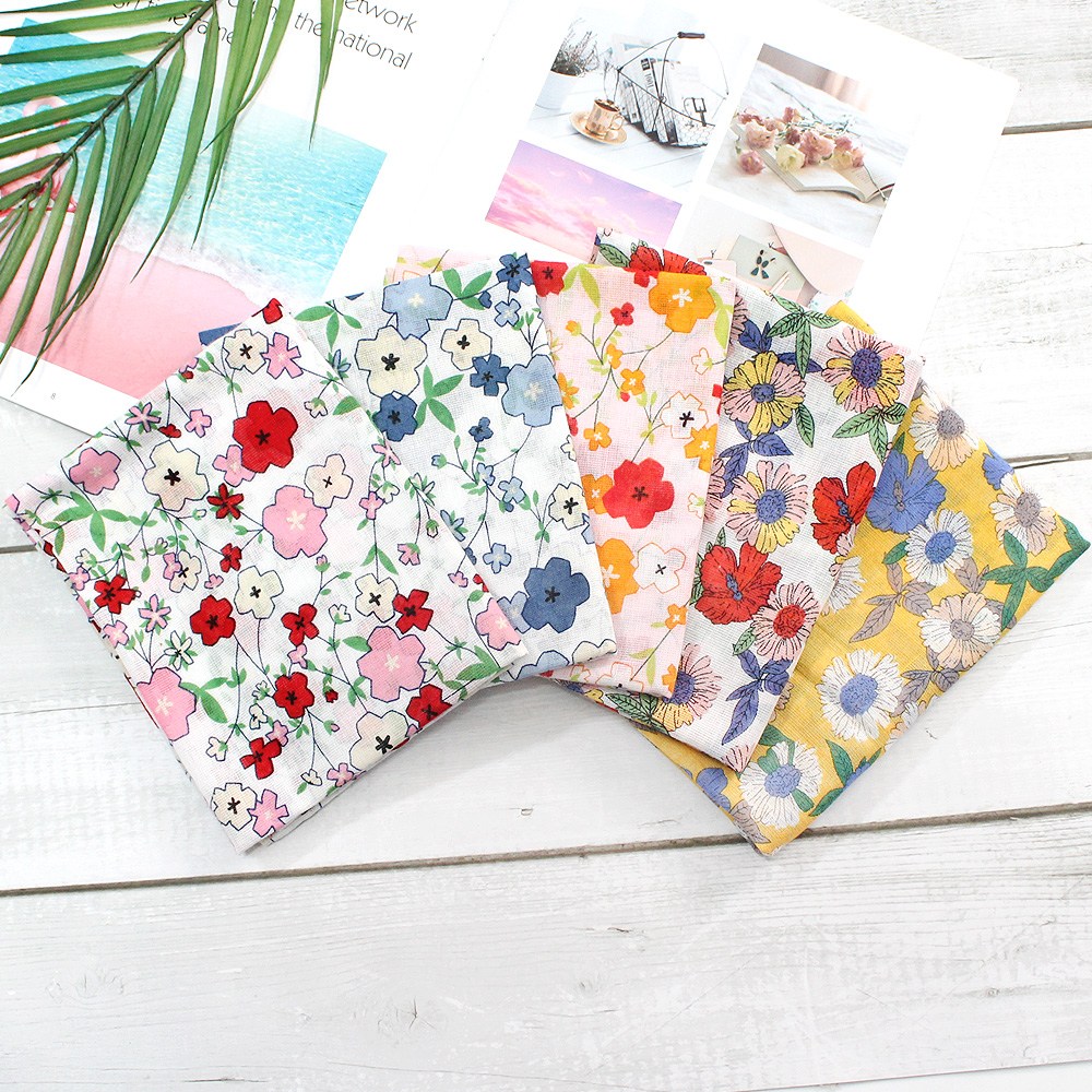 렌느 여성손수건 국산 5장 1세트 가제 면 쁘띠 목손수건 미니 쁘띠스카프 14,800원