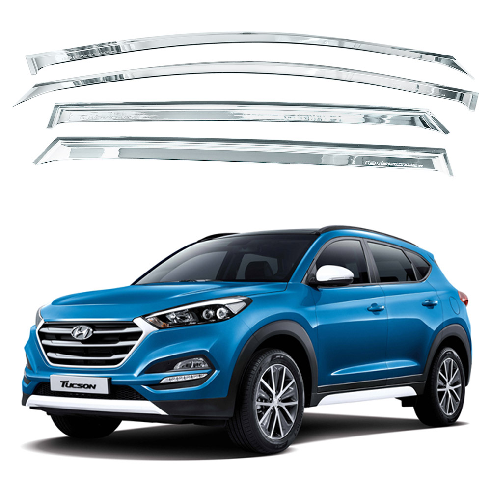 현대 올뉴투싼 전용 크롬 썬바이저 4개 1세트 33,900원