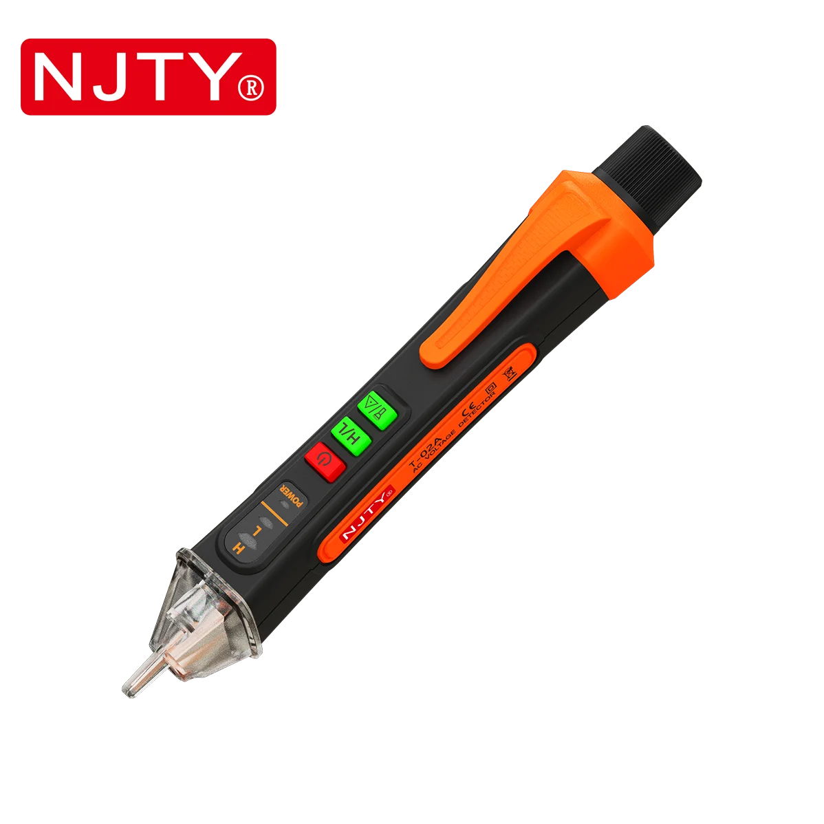 NJTY T02A 전압 검출기 전기 펜 AC 테스터 스마트 브레이크 포인트 파인더 12-1000V 비접촉 T02B 음성 방송 11,300원