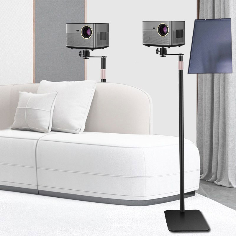 빔프로젝터 거치대 접이식 스탠드 / 프로젝터거치대 프로젝터스탠드 빔프로젝터스탠드 빔프로젝터설치 미니빔 프로젝터 빔프로젝터 거치대 스탠드 받침대 설치 휴대용, 1개, 나사형 커브 스탠드+거치판 37,800원