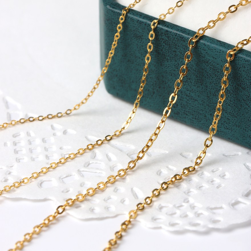 오로프 24K 99.5% 순금 신함마링 체인 여자 목걸이줄 42cm 4가지 굵기 328,000원