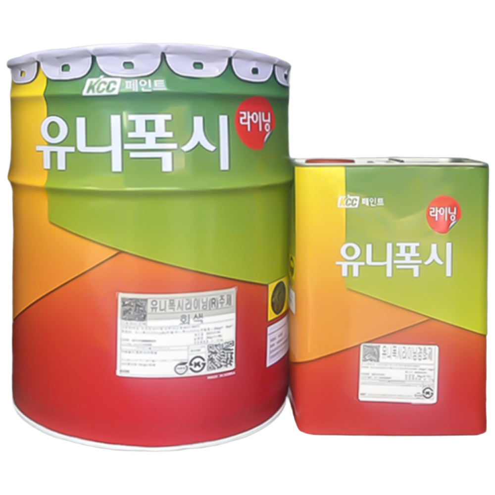 KCC페인트 유니폭시 라이닝 24kg 녹색/회색 에폭시 실내 바닥재 페인트, 1개, 회색, 24kg 100,000원