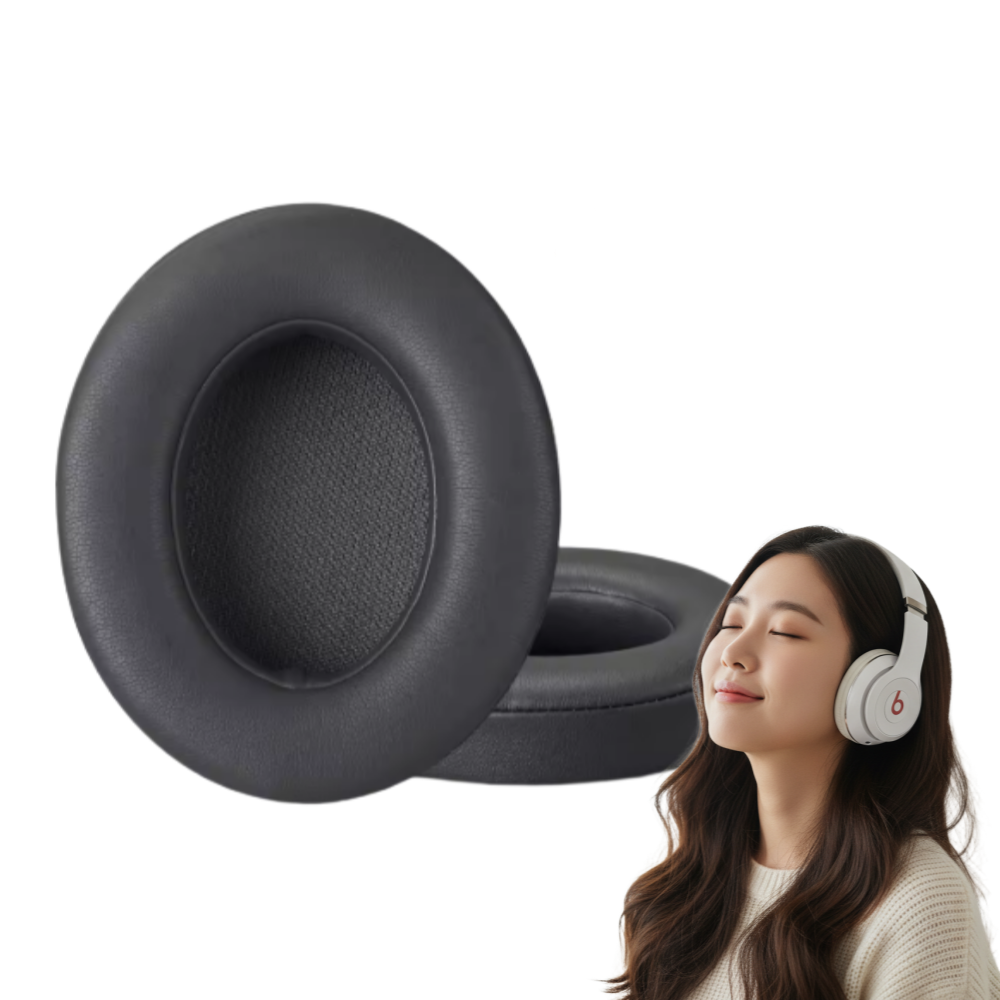 드림픽 비츠 스튜디오 2 3 쿠션 가죽 이어패드 교체용 Beats Studio 2 3, 1개, 블랙, 가죽 10,500원