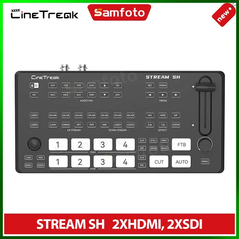 Cinetreak 1 SH 비디오 스위처 5채널 멀티 솔루션 덱 컨트롤러 스트리밍 방송용 666,500원
