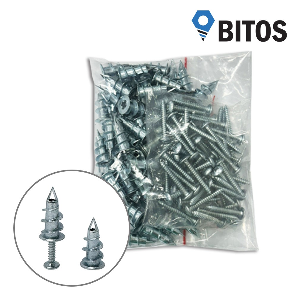 석고보드 앙카세트 석고 앙카 천공 앵커 칼브럭 칼부럭 봉단위, 1세트 8,700원