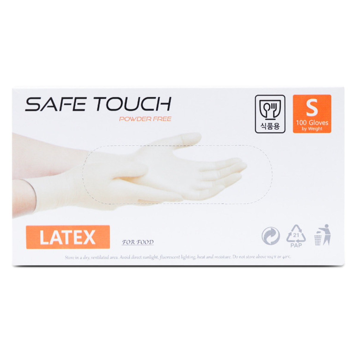 라텍스 위생장갑(100매x1팩) 식품용/실험실용/요리용/주방용, M, 100개 6,400원