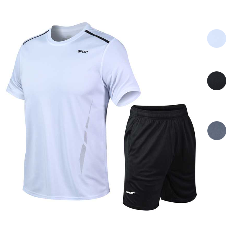 Sevenmoon여름 트레이닝복 세트 남자  속건  런닝 루즈핏 캐주얼  피트니스 반팔티 빅사이즈 14,800원