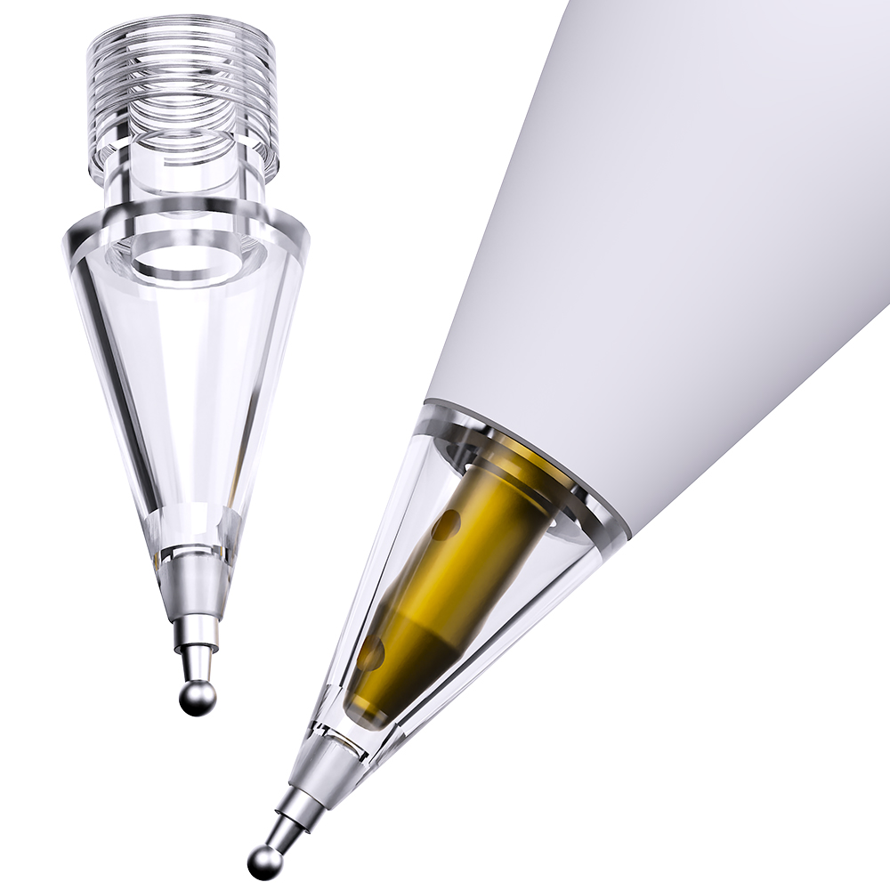 구스페리 애플펜슬 펜촉 반영구 메탈 팁스 샤프형, 투명, 2개 6,900원