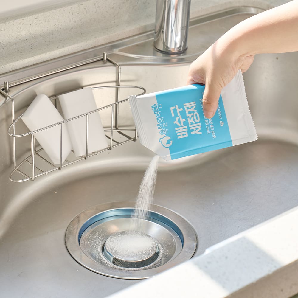 빗물배수관 11 욕실의여왕 배수구 클리너 총 8회분 싱크대 배수관 청소 31,250원