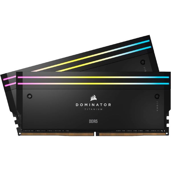 CORSAIR 도미네이터 티타늄 RGB DDR5 RAM 96GB2x48GB DDR5 6600MHz CL32 인텔 XMP iCUE 호환 컴퓨터 메모리 - 블랙CMP96GX5M2B 3,128,300원
