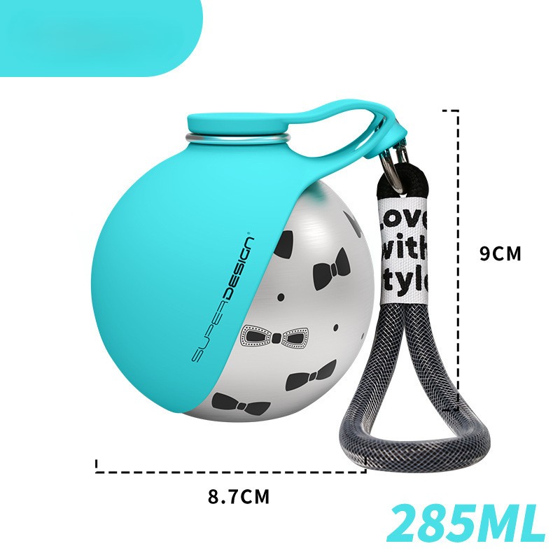 강아지 외출 물컵 로프 후크 접합 실리콘 밥그릇 야외 산책용 29,500원