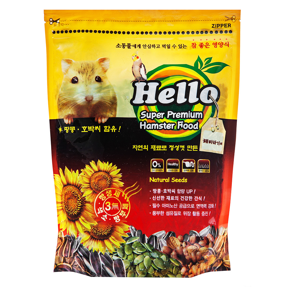 아쿠아플러스 Hello 프리미엄 해바라기씨 햄스터 사료 7,780원