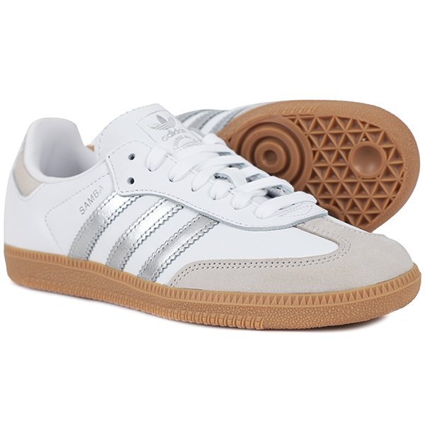 아디다스 스니커즈 운동화 삼바 SAMBA OG W 화이트-실버 3S 137,000원