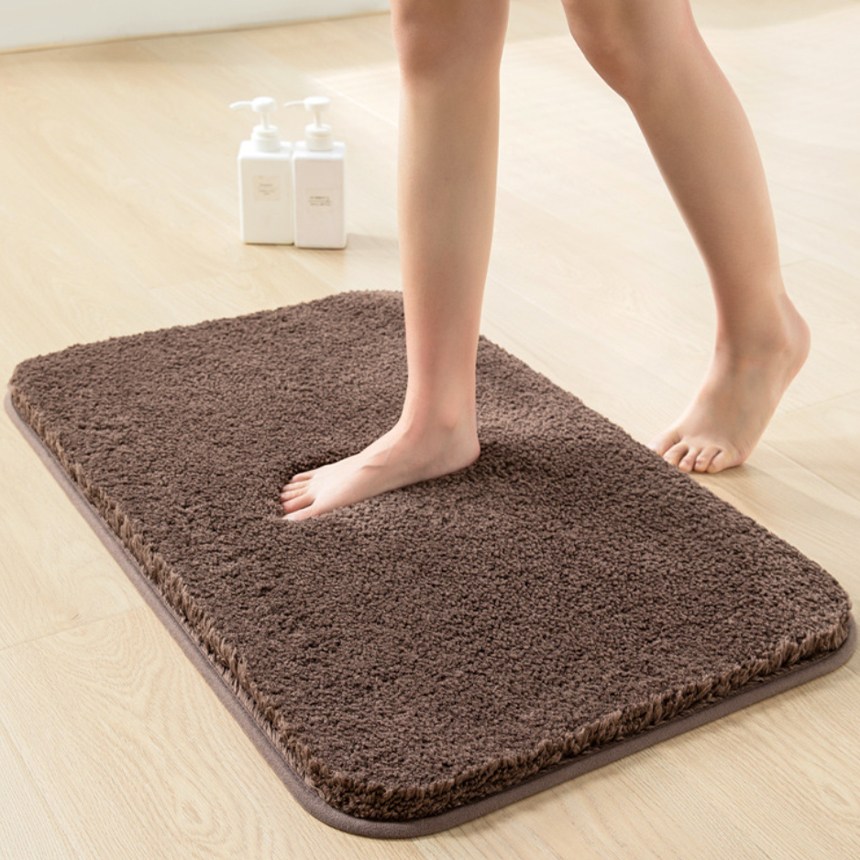 애플민트 빨아쓰는 호텔 주방 욕실 먼지없는 부드러운 발매트, 3.브라운 22,900원