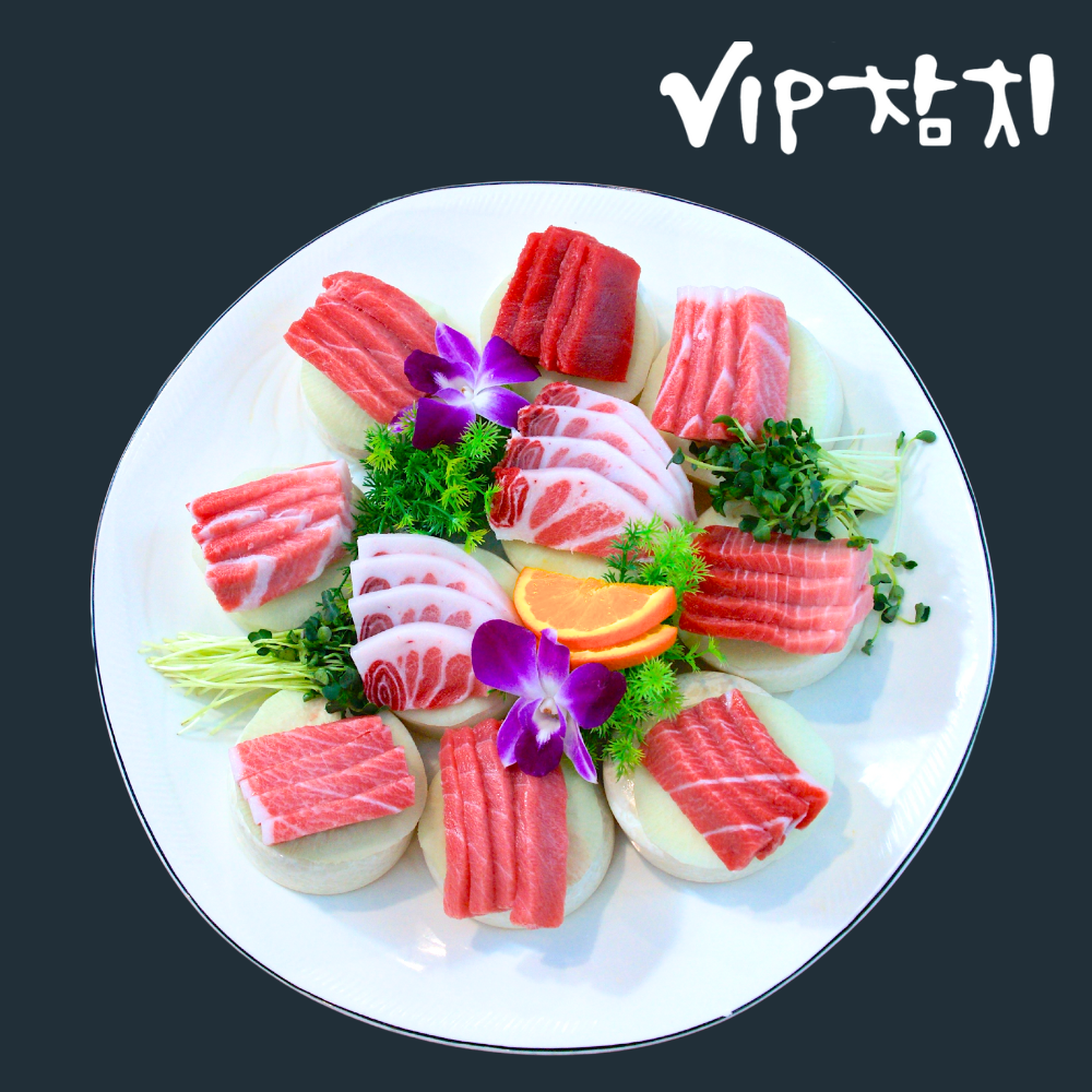 [VIP참치]참다랑어 손질 참치회 1인세트, 1개 26,800원