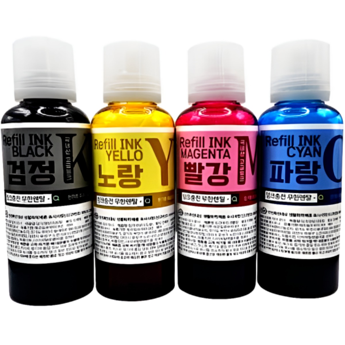 국내산 대용량 호환 캐논G3910잉크 G7090 GI-990 GI90 GI91 G2910 G6090, 300ml 4색 세트 GI990 90 91, 1개 37,200원