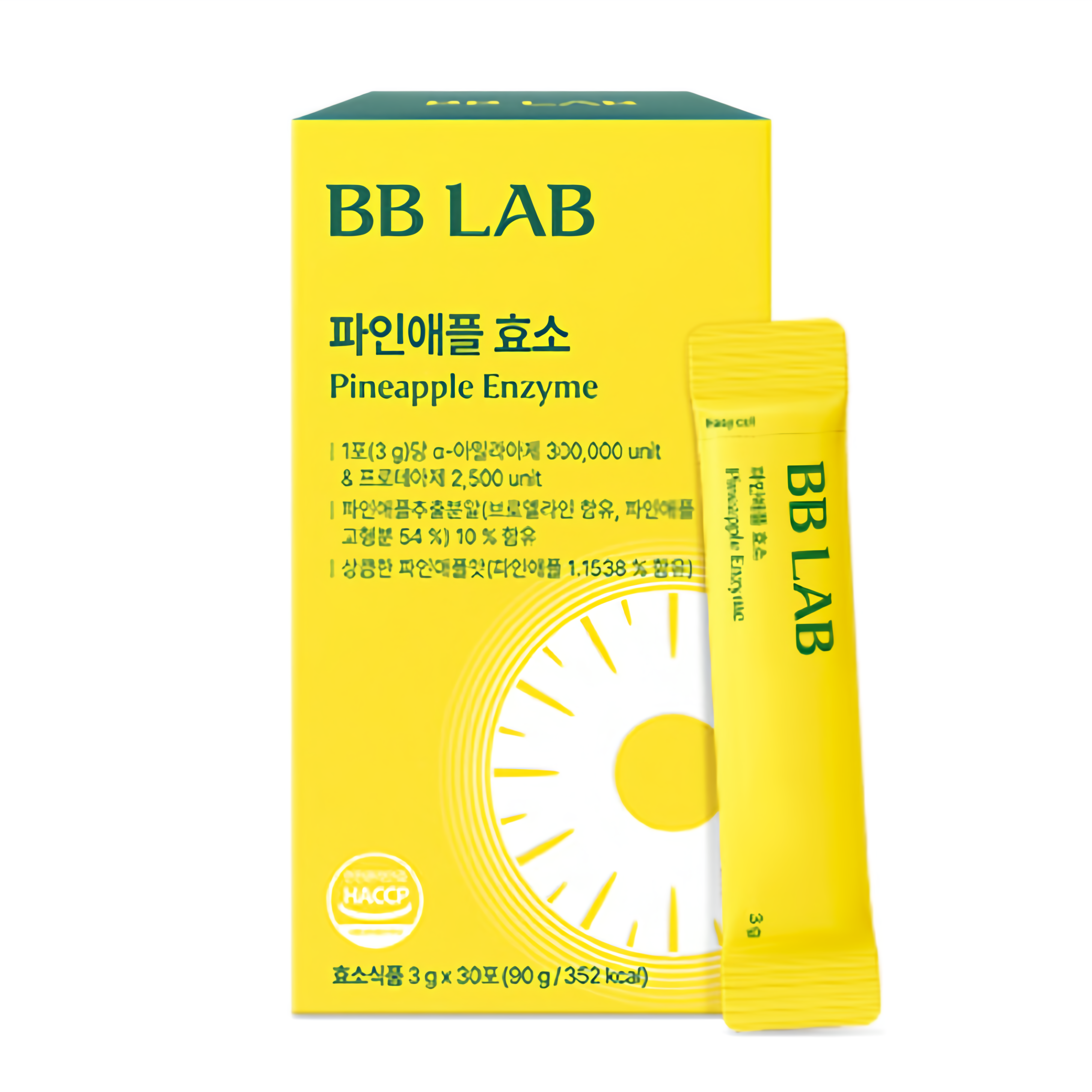 [무료배송/오늘출발] 뉴트리원 비비랩 파인애플 효소 40포 단위. 단백질 분해효소 브로멜라인 프로테아제 탄수화물 분해효소 아밀라아제 역가수치 보장 쿠팡 단독제품 52,600원