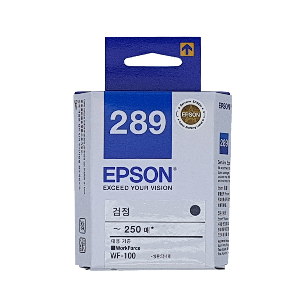 엡손 T289170 정품 WF-100 검정, 상세 설명 참조, 1개 32,000원