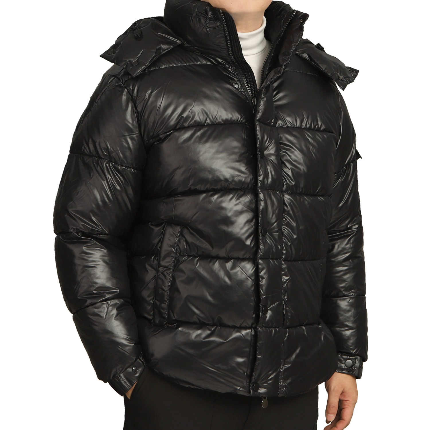 BFJD4774 버팔로 겨울 남성 에나멜 유광 패딩점퍼 등산 아웃도어 61,800원