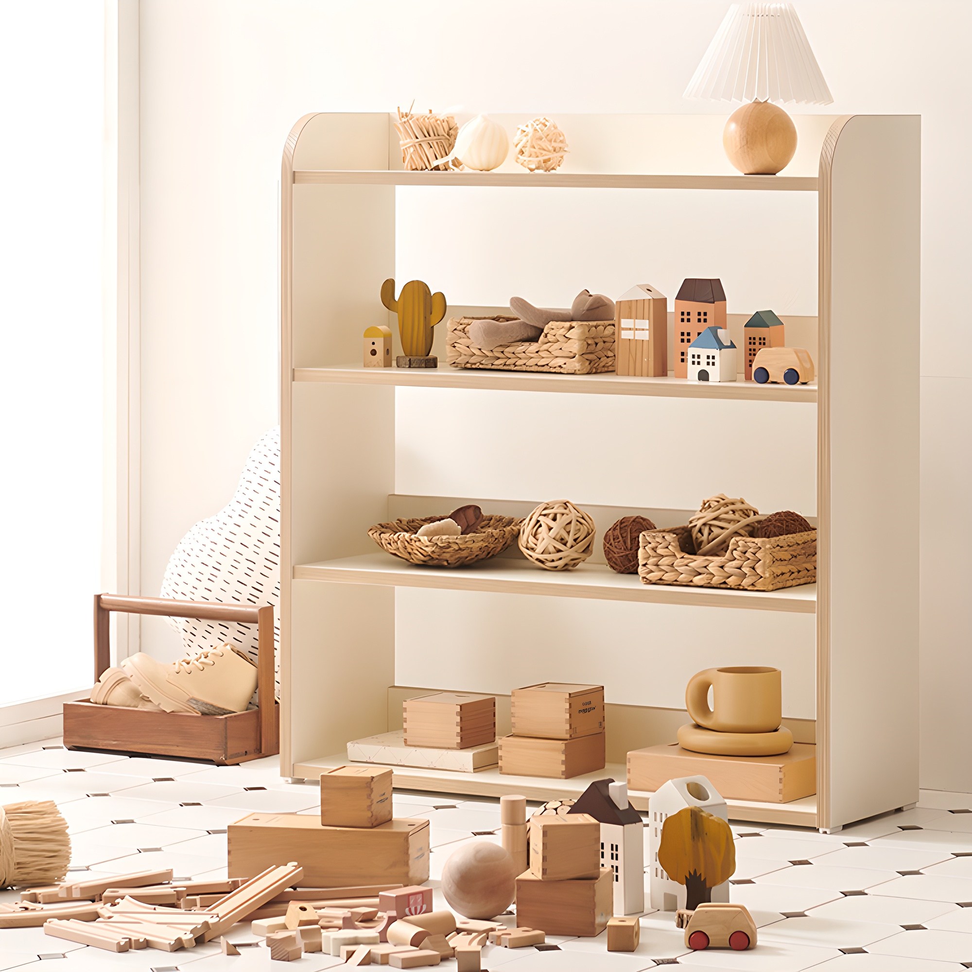 소르니아 멜로우 어린이 교구장 3단, 아이보리 78,900원