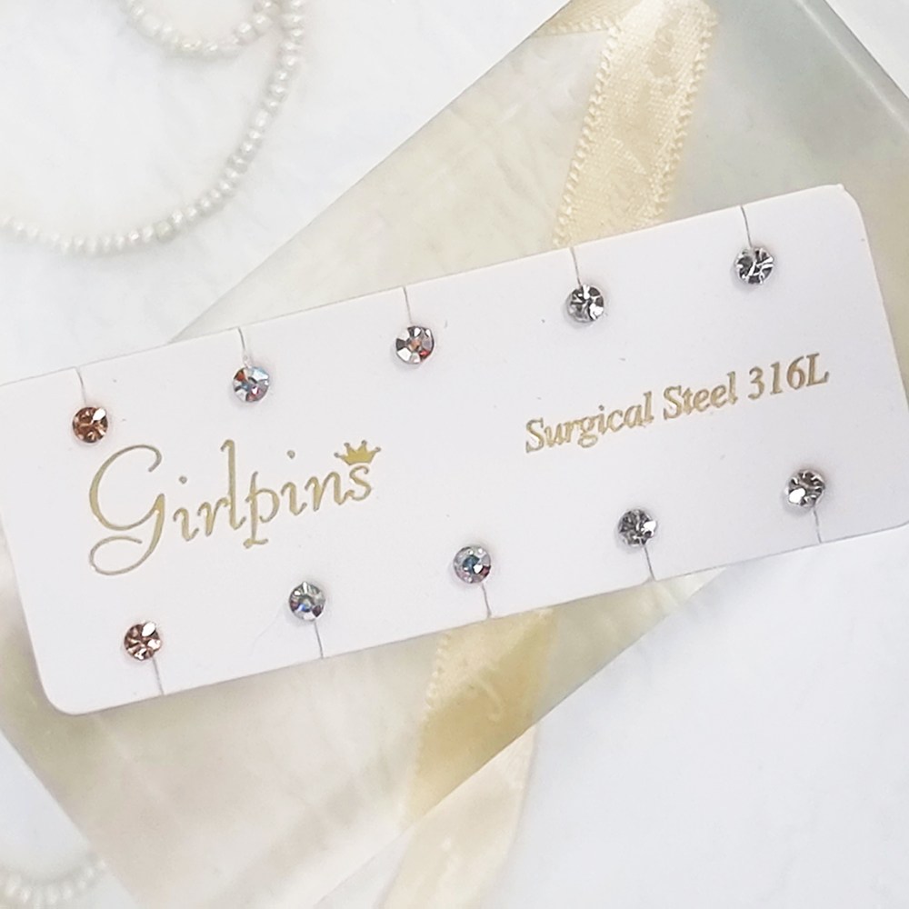 미다미 3mm 베이직 미니 큐빅 피어싱 10P세트 22,900원