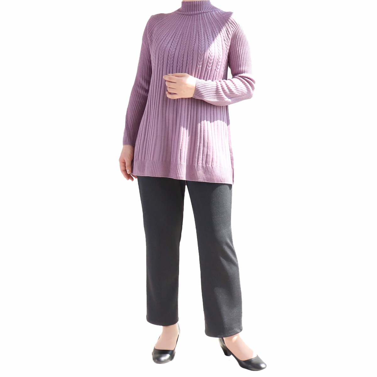 Made in Japan 봄여름가을용 허리편한 일본바지 조이지 않는 밴드 편안한 착용감 부모님 생신 명절 선물 병원 외출용 50대 60대 70대 중년여성 엄마옷 할머니옷 9348 46,000원