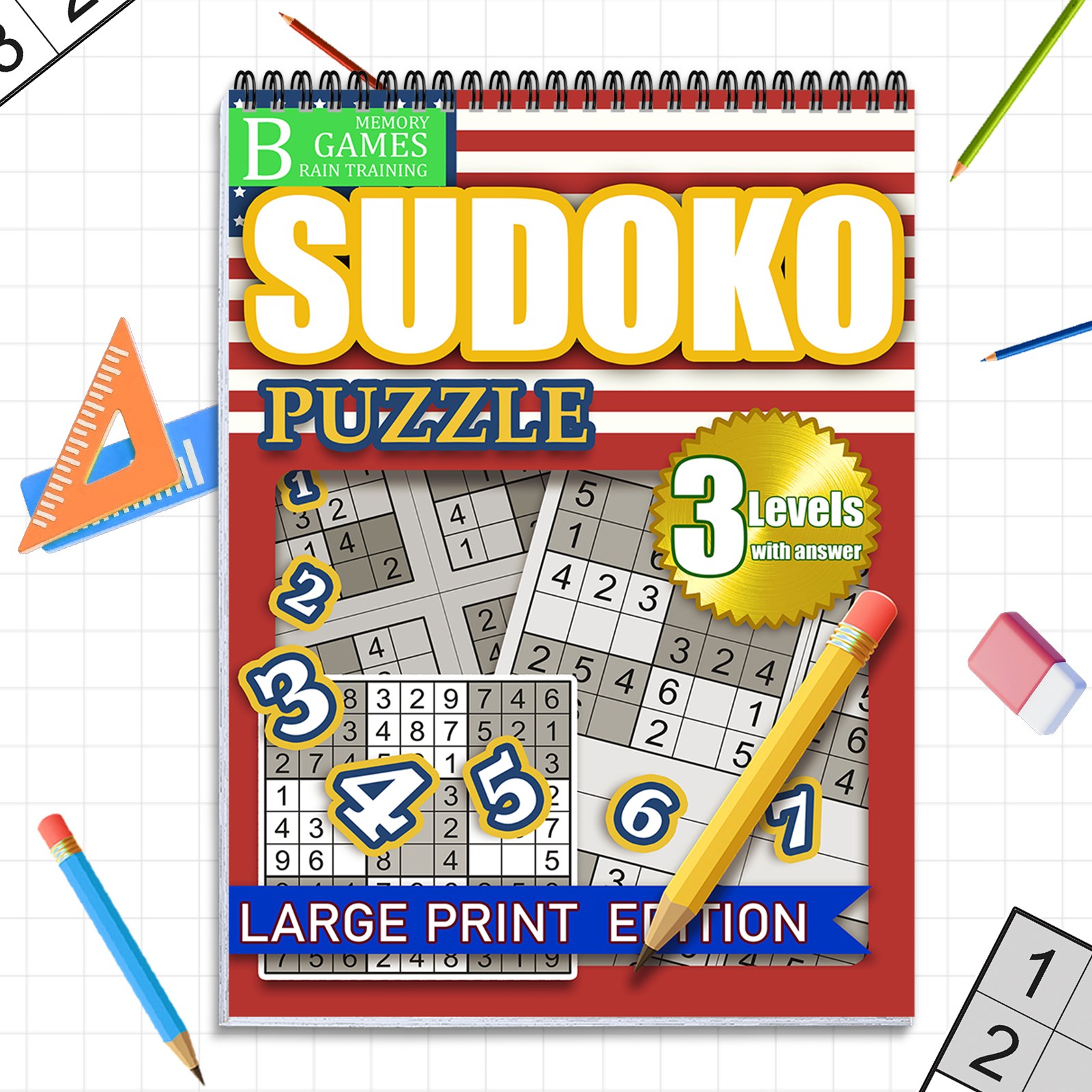 INCEROSE 뇌가 좋아하는 스도쿠(초급/중급/고급) 기억력, 수리력, 집중력을 높여주는 디지털 퍼즐, 스타라이트 소나타, 각덕 13,500원