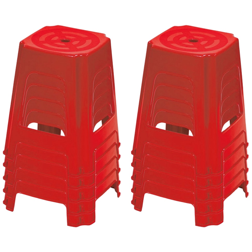 플라스틱의자 사각의자 야외의자 행사 편의점 포장마차 간이용 보조 10개 41,500원