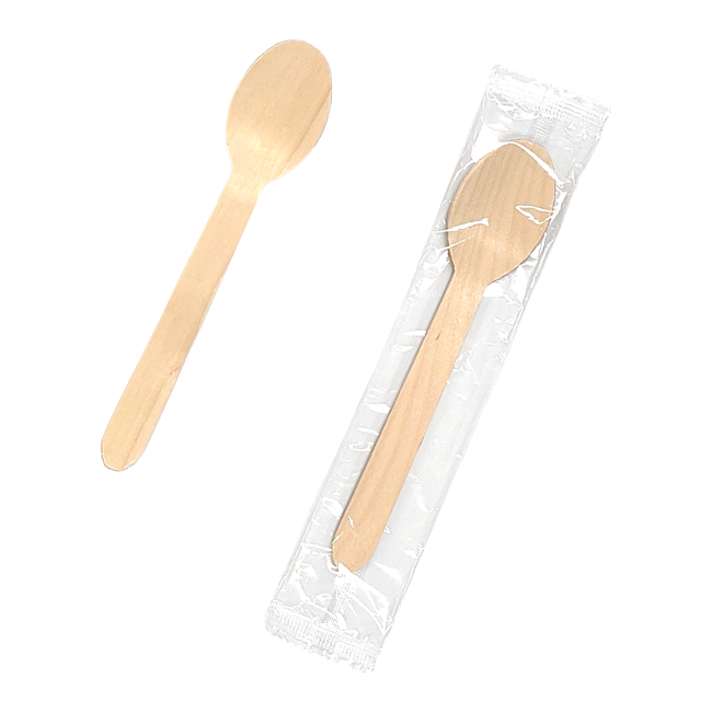 원바이 OPP 우드스푼 개별포장 160mm 2000개, 1박스, 2000개입 86,900원